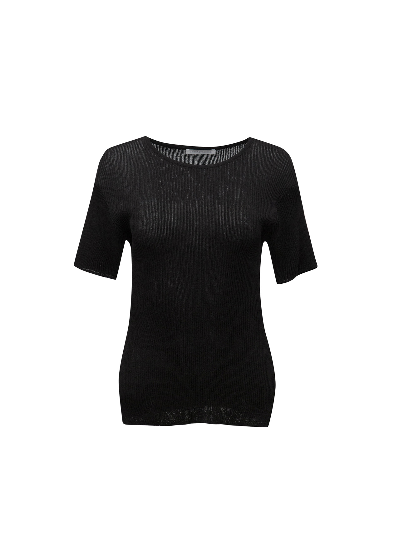 22 See-through short-sleeved knit